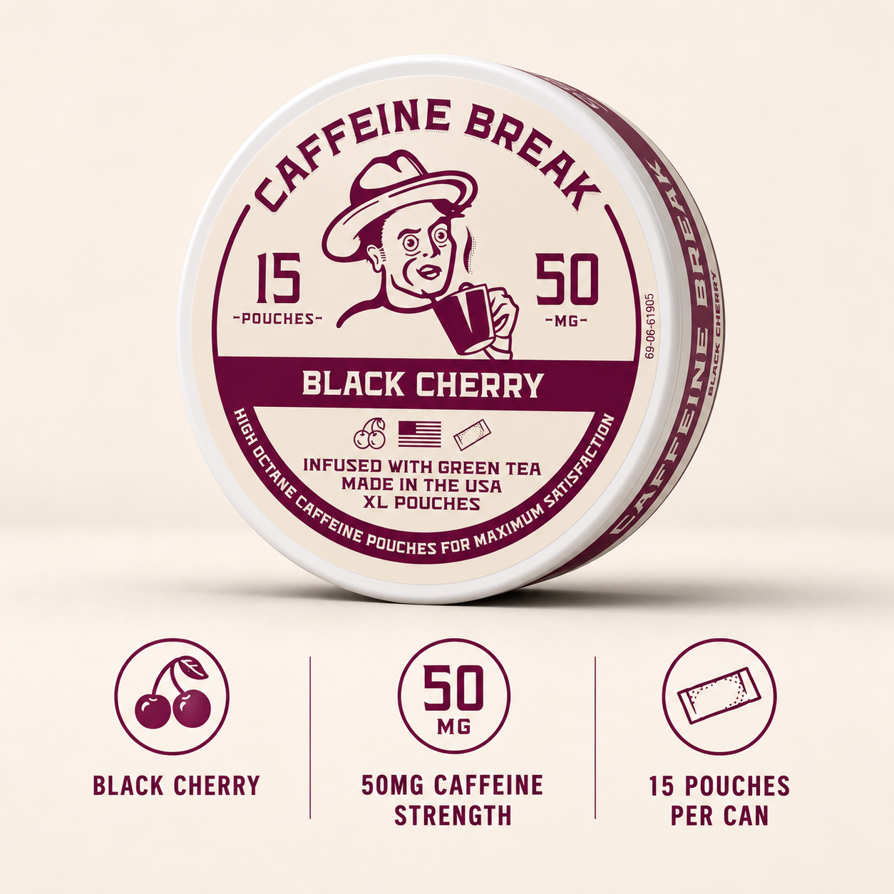 Alp Black Cherry Caffeine Pouches
