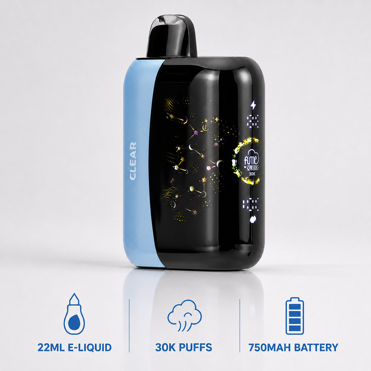 FUME PRO 30K Clear Disposable Vape - 5 Pack