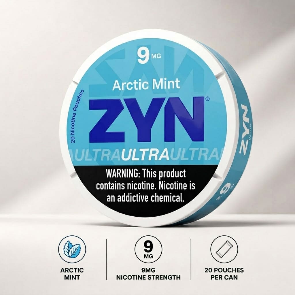 Zyn Ultra Arctic Mint 9MG
