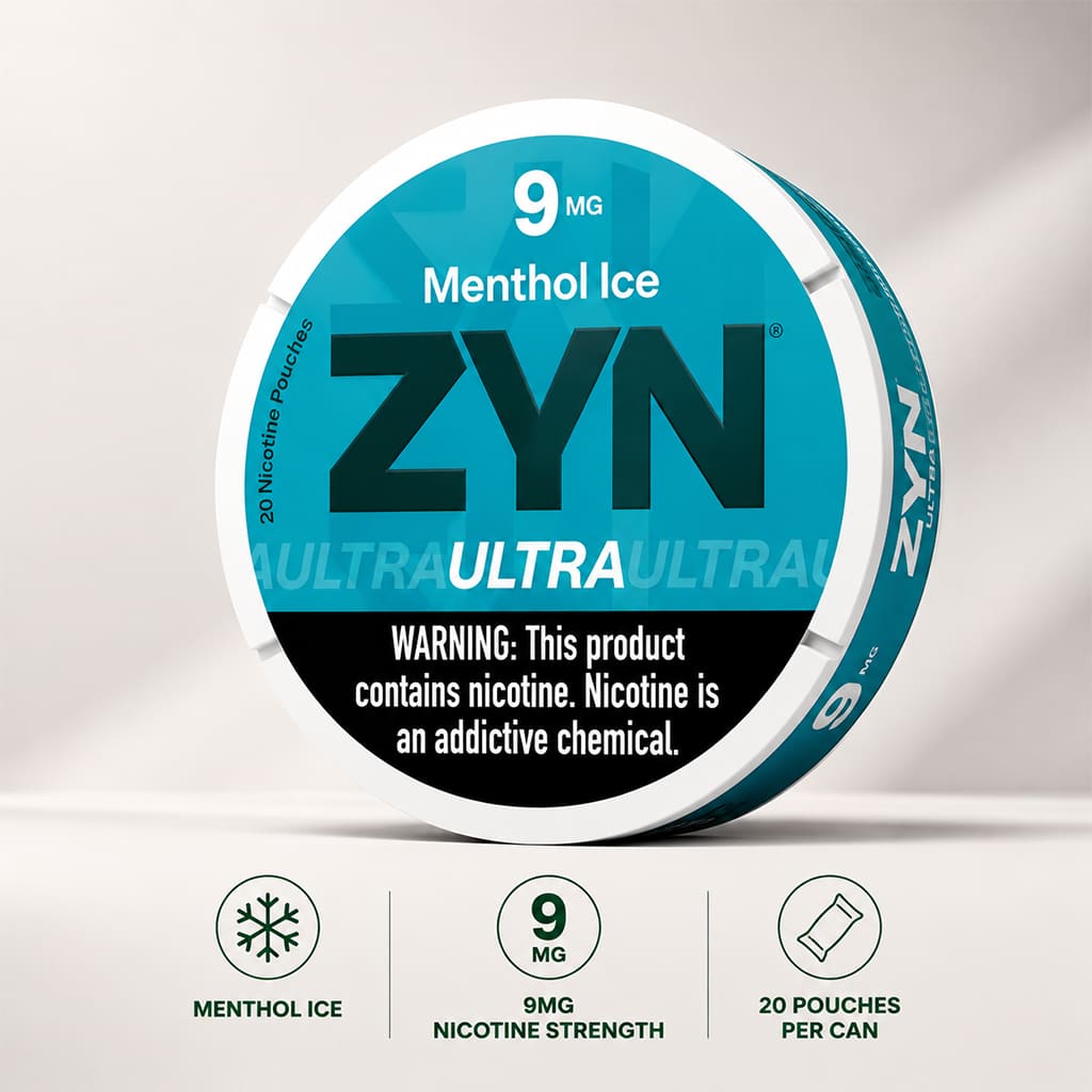 Zyn Ultra Menthol Ice 9MG