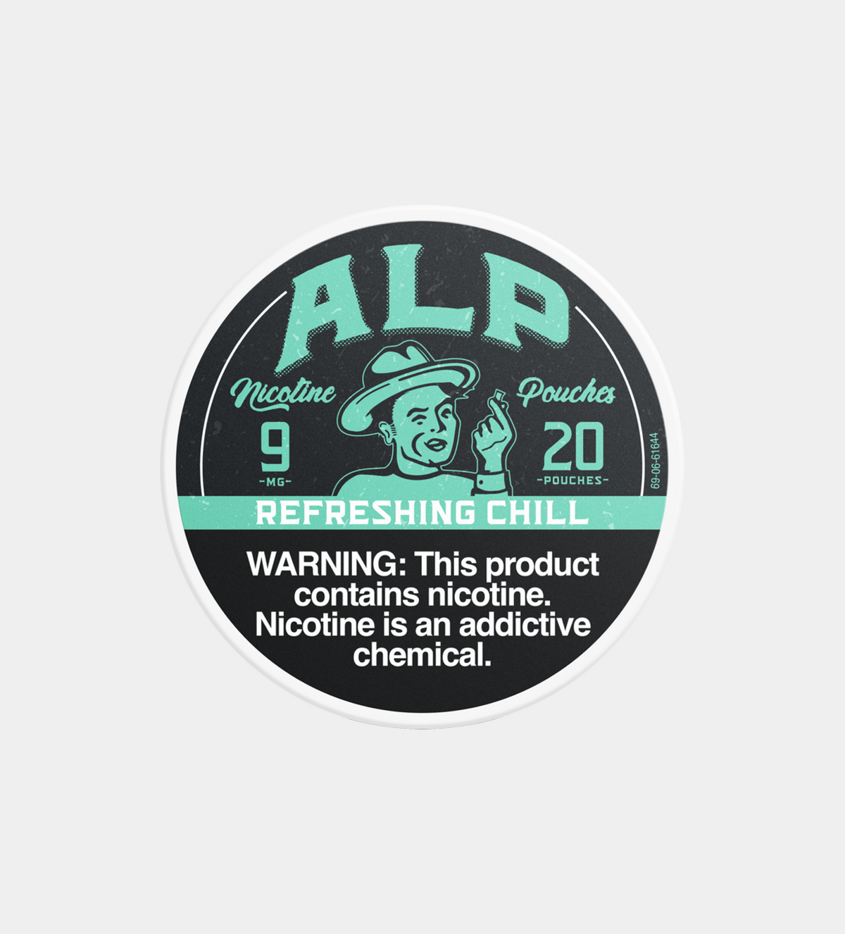 ALP Refreshing Chill 9MG nicotine pouches, 5-count pack
