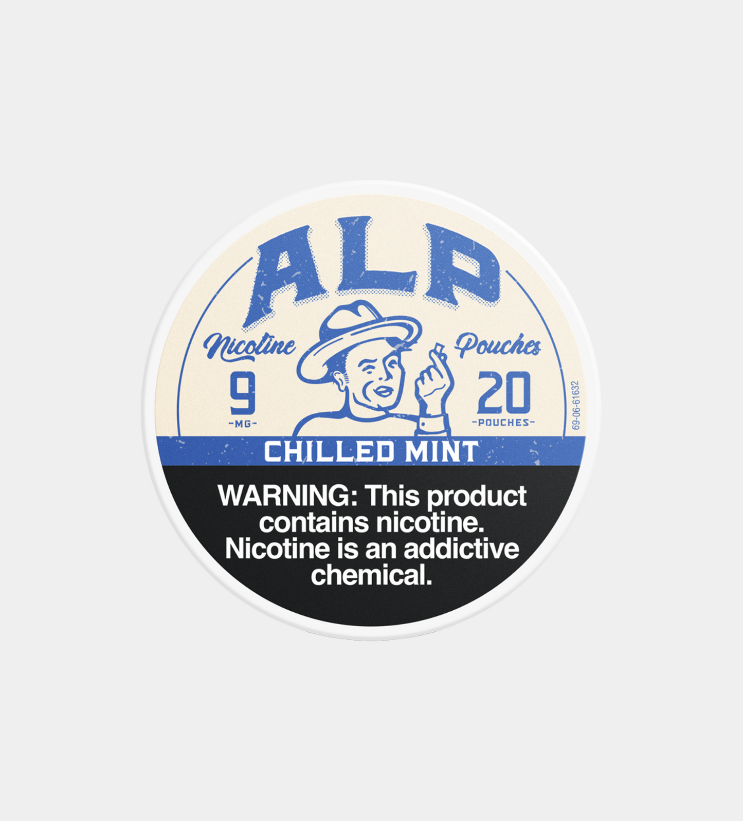 ALP Nicotine Pouch Chilled Mint 9MG - 5 Count