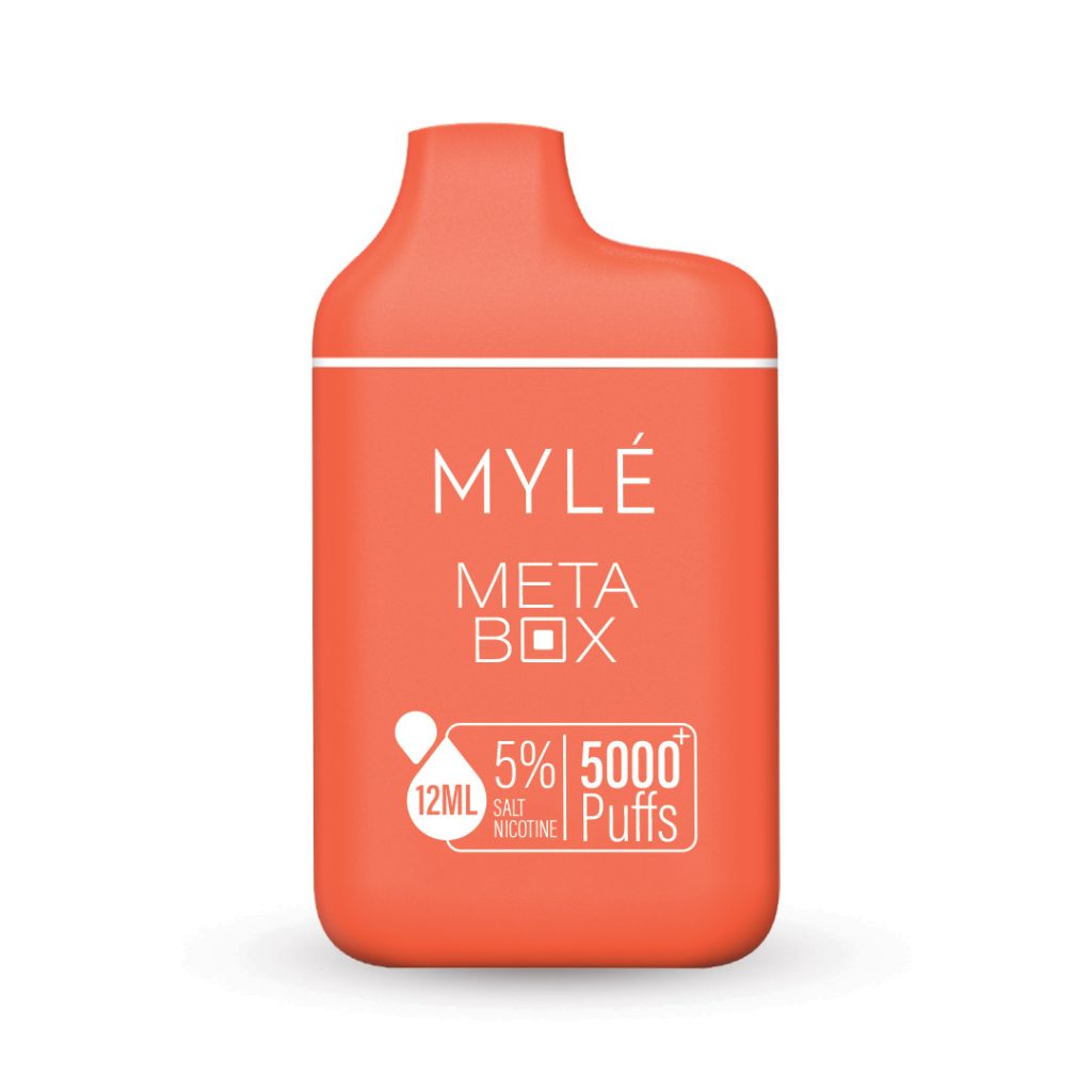 MYLÉ Meta Box Peach Ice – Disposable Device - 10 Box Count