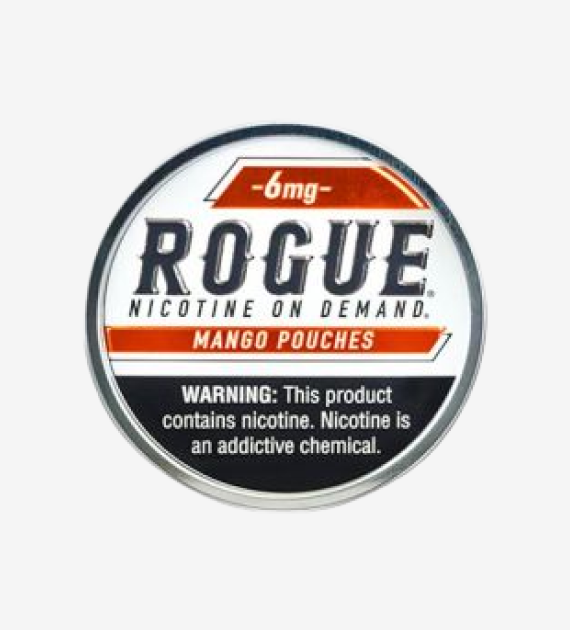 Rogue Mango 6mg nicotine pouches, 5-count pack