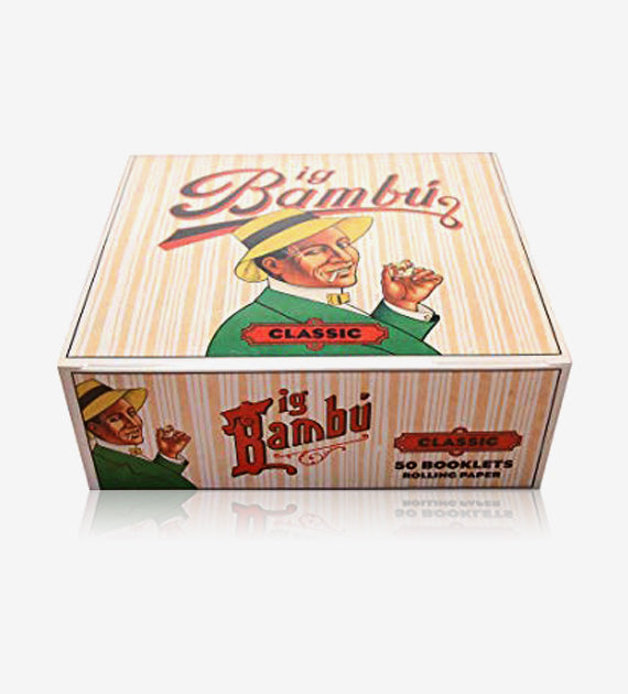 Bambu Big Bambu Cigarette Rolling Papers Rolling Paper, 50 Booklets