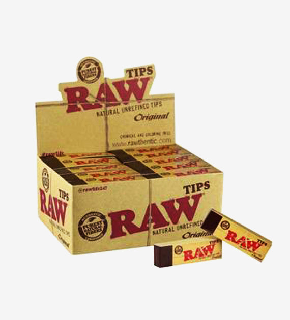 RAW Original Natural Unrefined Paper Tips 50 ct.