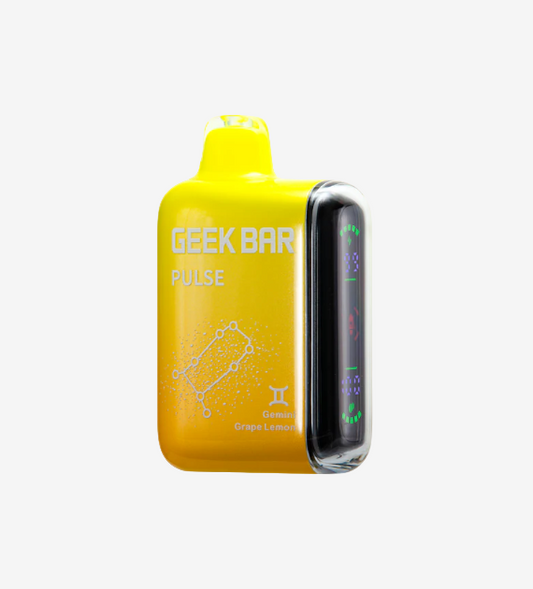 Geek Bar Pulse 15000 Disposable - Grape Lemon - 5 Count Box