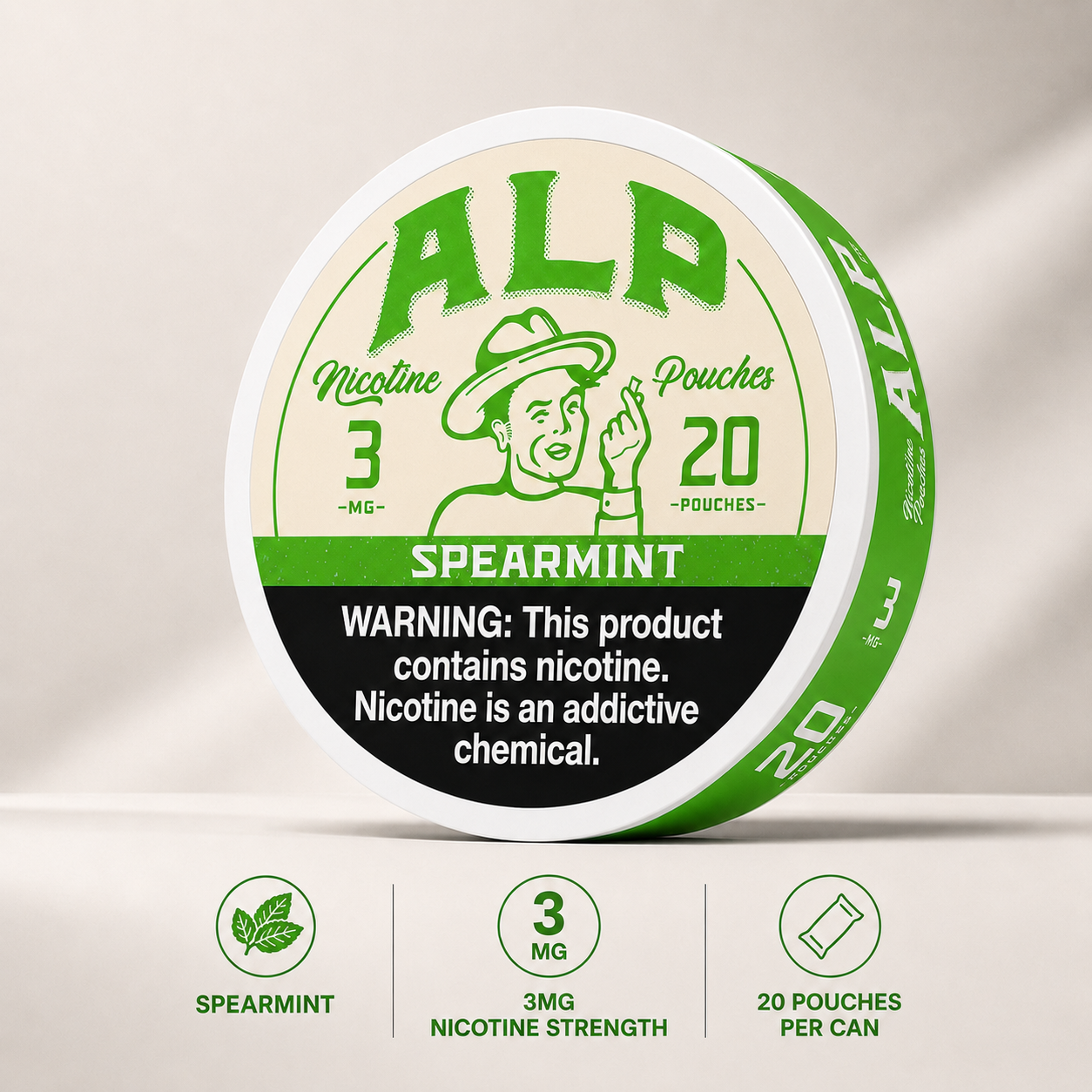 Alp Spearmint 3mg