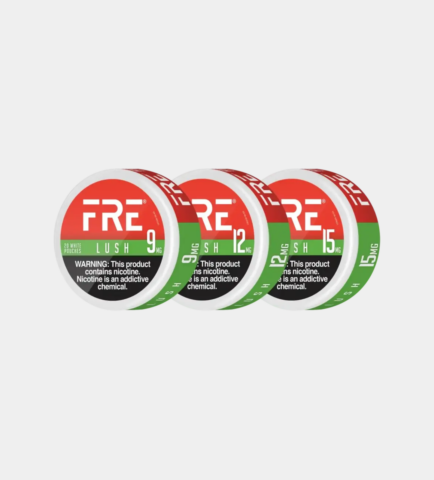 FRE Nicotine Pouches Lush 9mg - 5 Pack