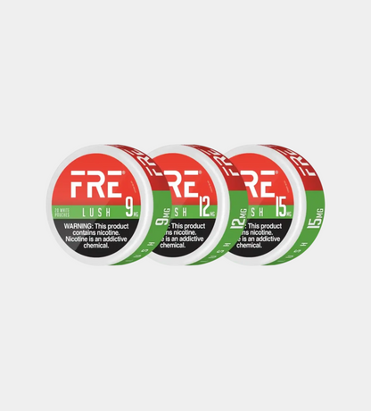FRE Nicotine Pouches Lush 9mg - 5 Pack