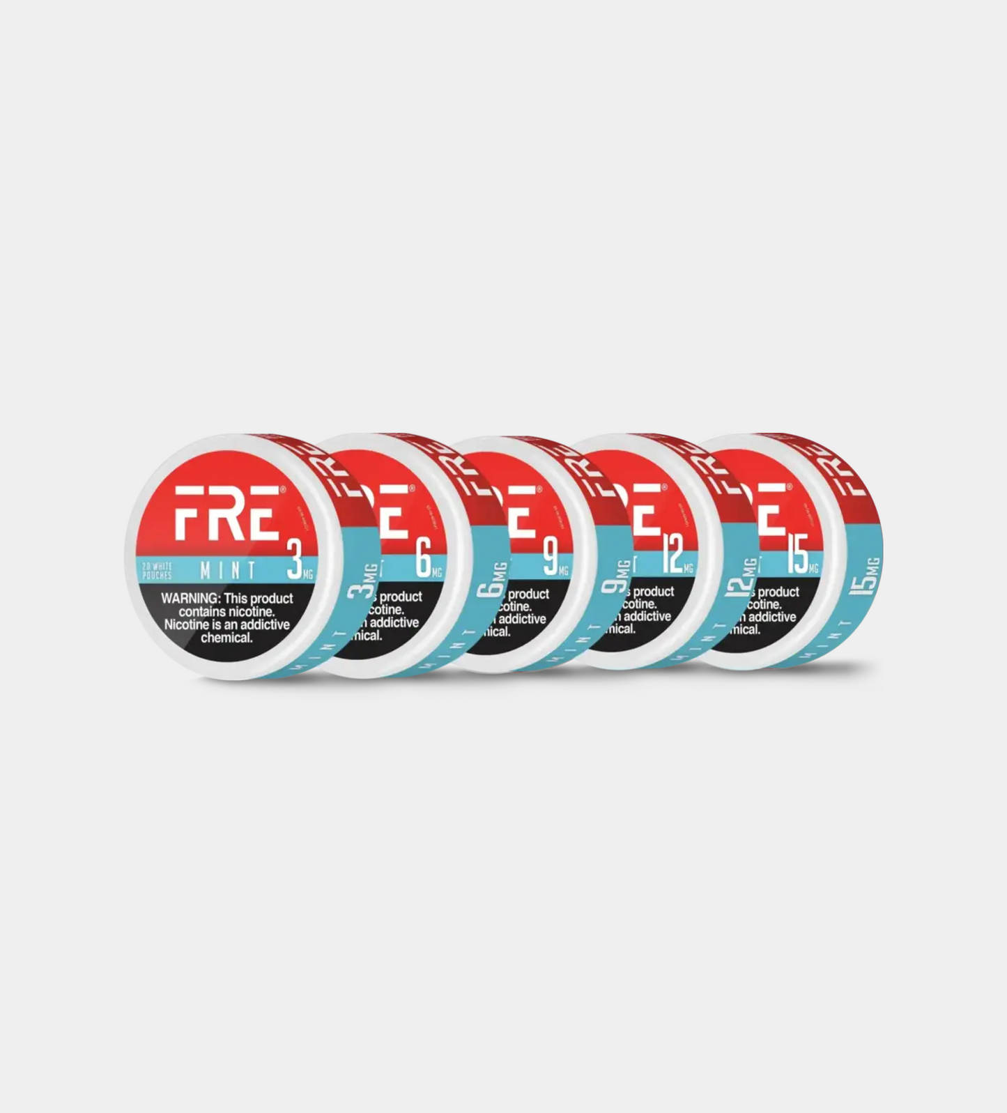 FRE Nicotine Pouches Mint 9mg - 5 Pack