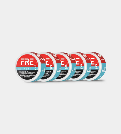 FRE Nicotine Pouches Mint 9mg - 5 Pack