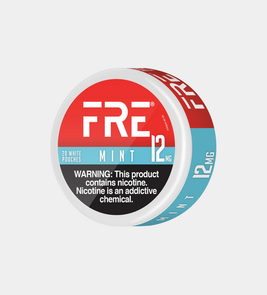 FRE Nicotine Pouches Mint 12mg - 5 Pack