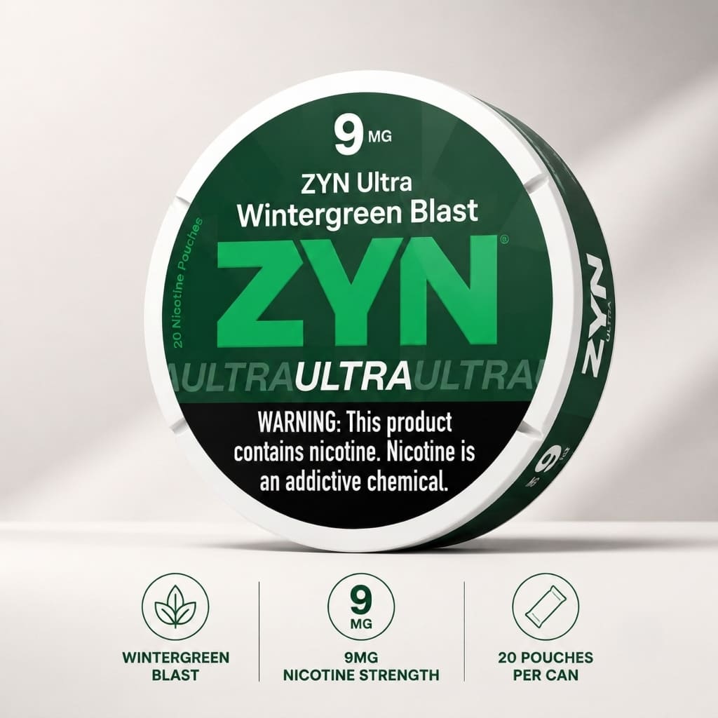 ZYN Ultra Wintergreen Blast 9mg