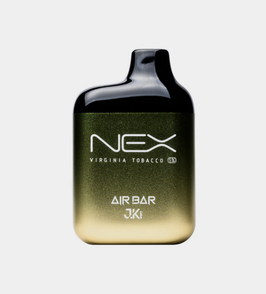 Air Bar Nex 6500 disposable vape - Virginia Tobacco - 10 Count Box