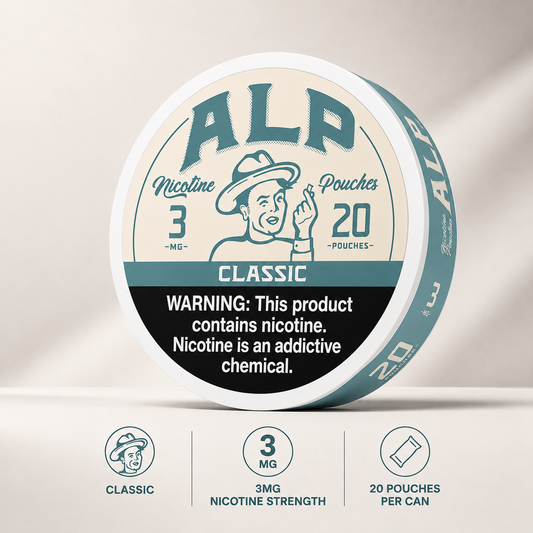 Alp Classic 3mg nicotine pouches