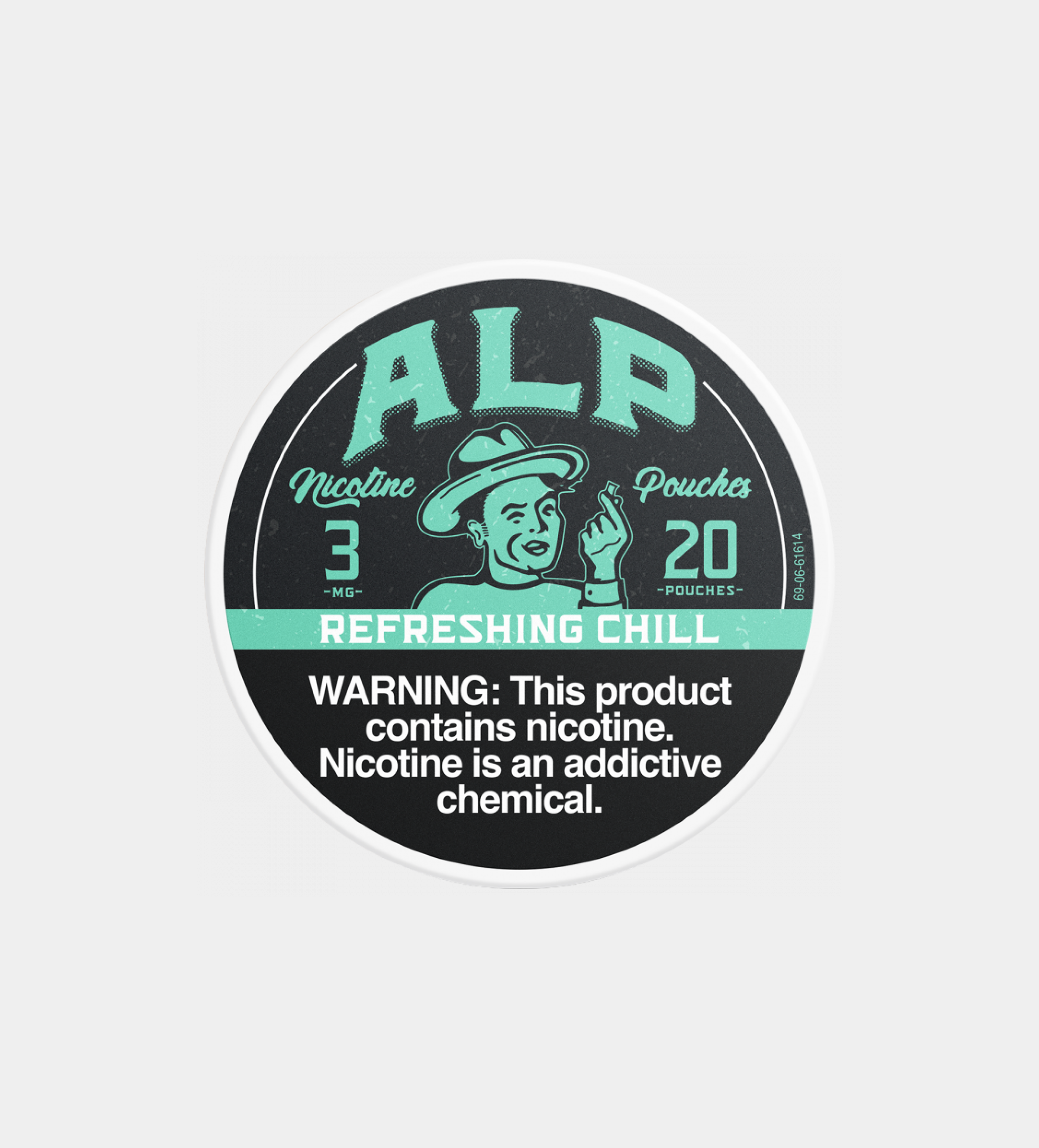 ALP Refreshing Chill 3MG nicotine pouches, 5-count pack