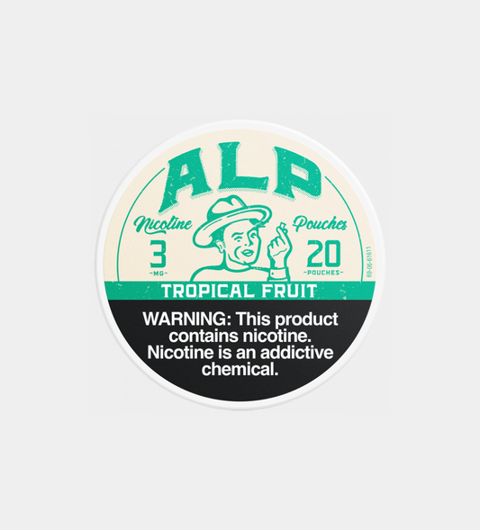 ALP Tropical Fruit 3MG nicotine pouches, 5-count pack