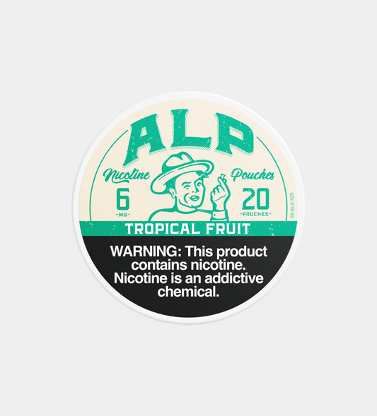 ALP Tropical Fruit 6MG nicotine pouches, 5-count pack