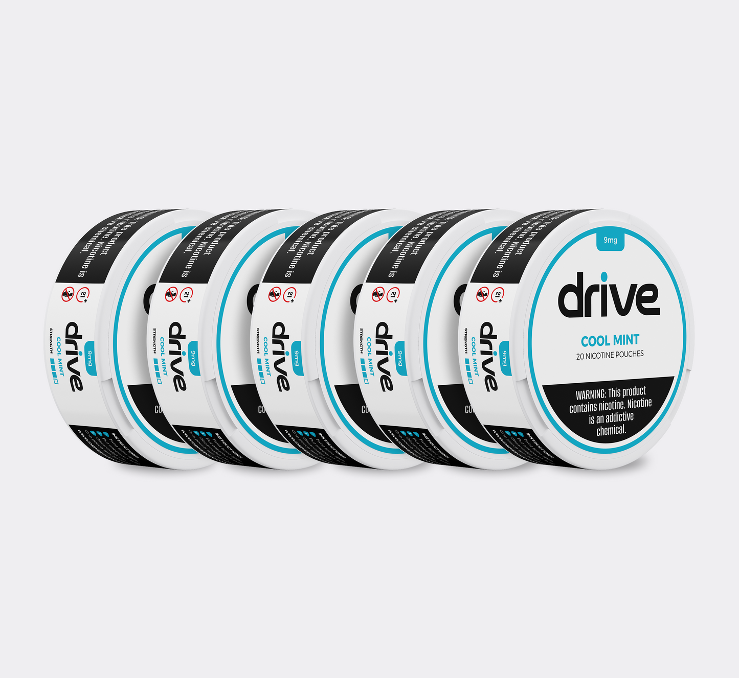 Drive Nicotine Pouch Cool Mint 9MG - 5 Count