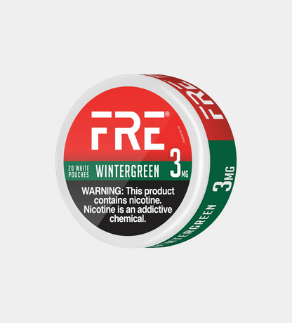 FRE Wintergreen 3mg nicotine pouches
