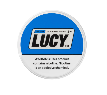 LUCY Apple Ice 8mg nicotine pouches, 5-count pack