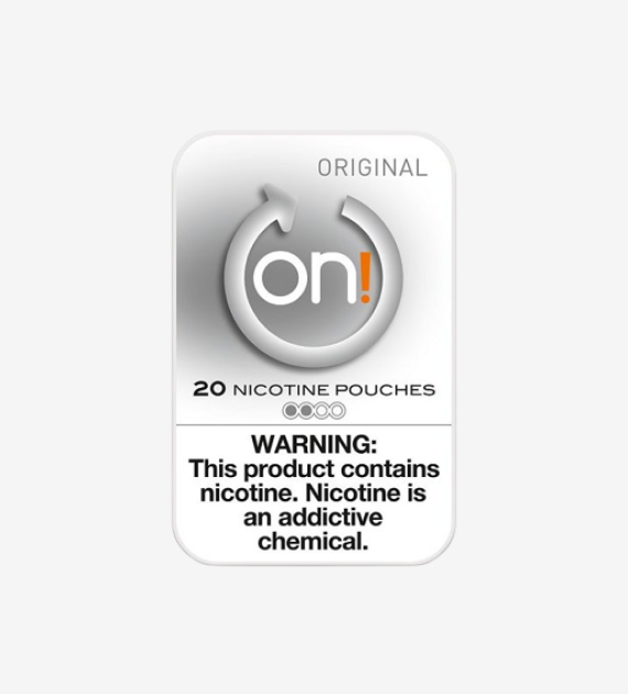 ON! Original 2mg nicotine pouches, 5-count pack