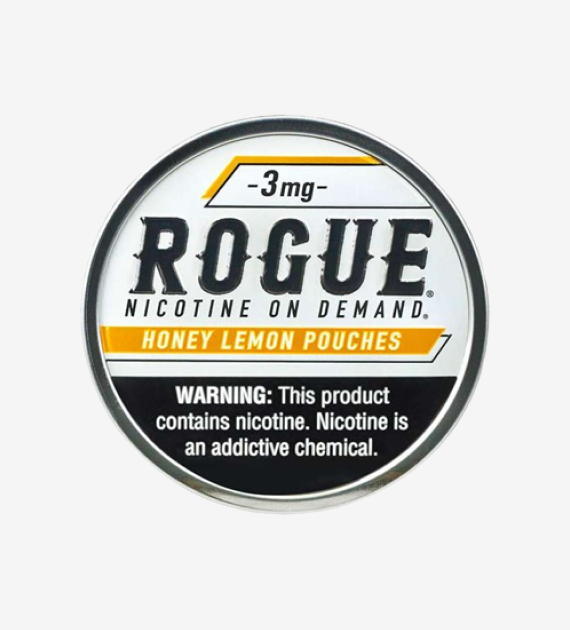 Rogue Honey Lemon 3mg nicotine pouches, 5-count pack