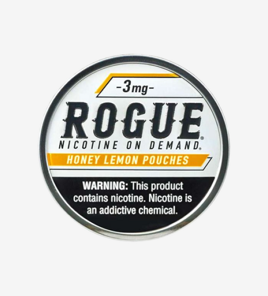 Rogue Honey Lemon 3mg nicotine pouches, 5-count pack