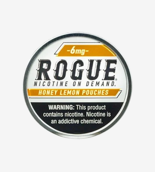 Rogue Honey Lemon 6mg nicotine pouches, 5-count pack