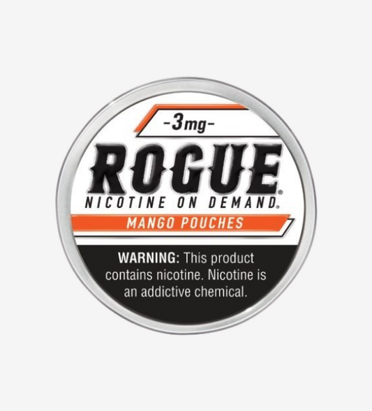 Rogue Mango 3mg nicotine pouches, 5-count pack