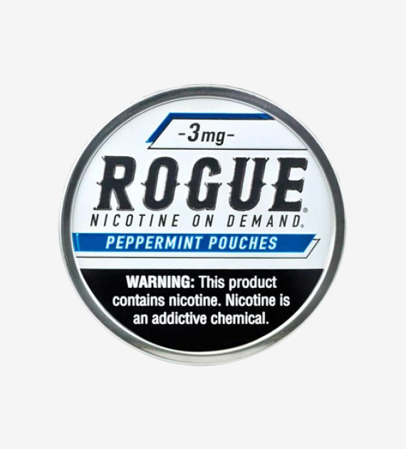 Rogue Peppermint 3mg nicotine pouches, 5-count pack