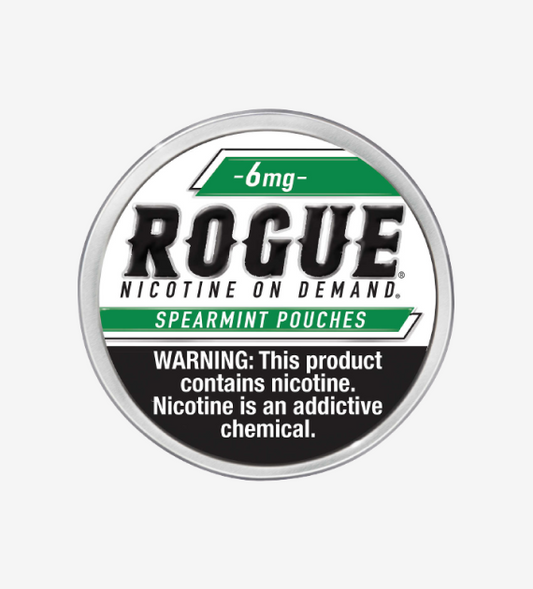 Rogue Spearmint 6mg nicotine pouches, 5-count pack