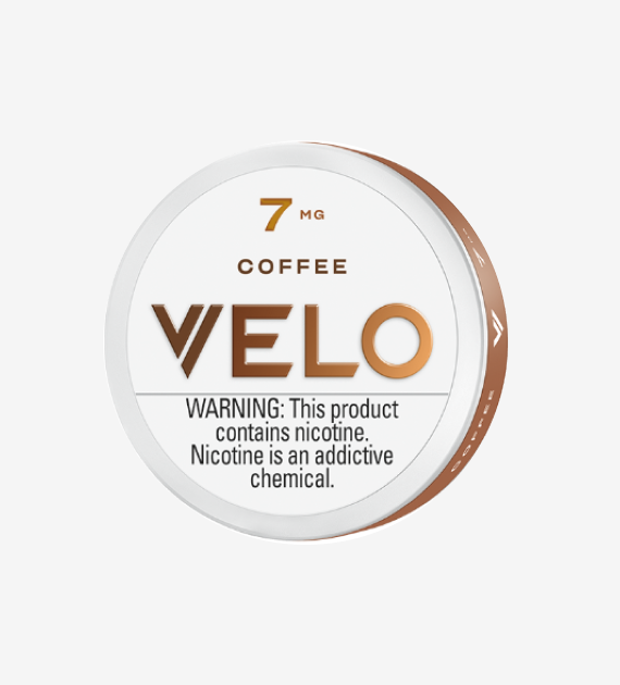 VELO Coffee 7mg nicotine pouches, 5-count pack