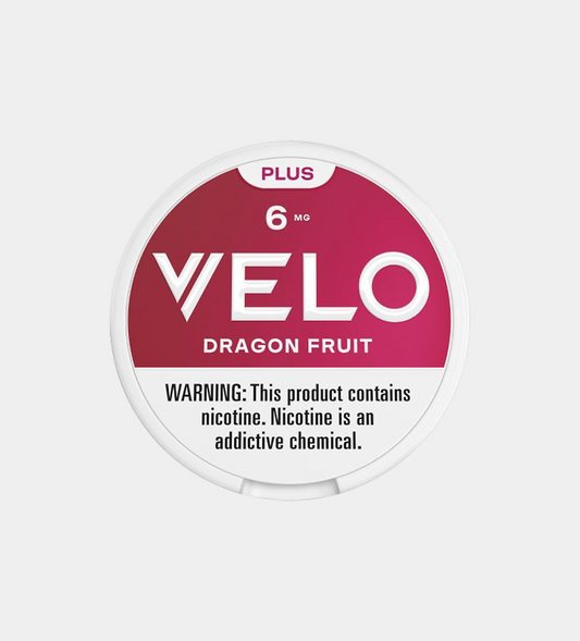 VELO Plus Dragon Fruit 6mg nicotine pouches, 5-count pack