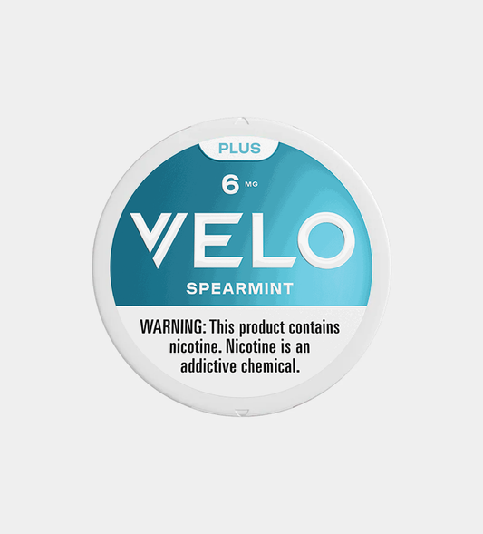 VELO Plus Spearmint 6mg nicotine pouches, 5-count pack
