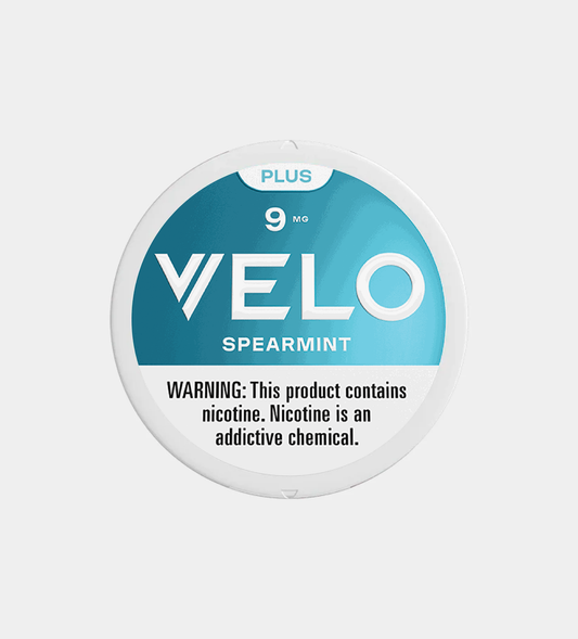 VELO Plus Spearmint 9mg nicotine pouches, 5-count pack