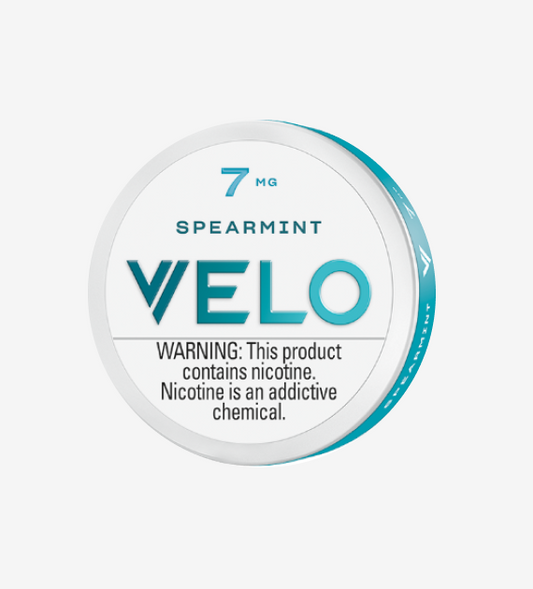 VELO Spearmint 7mg nicotine pouches, 5-count pack