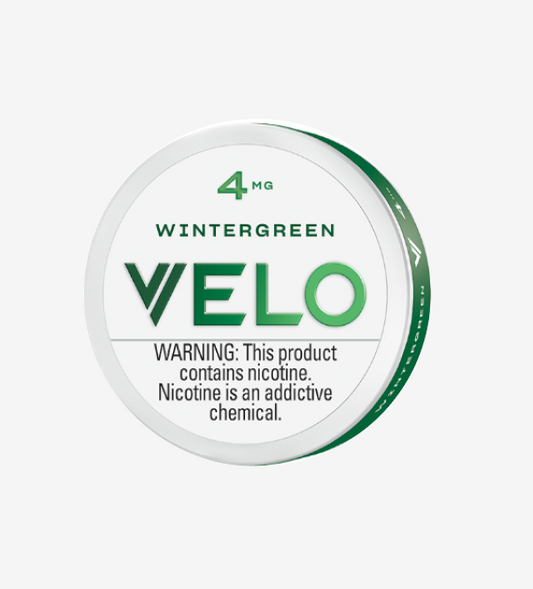 VELO Wintergreen 4mg nicotine pouches, 5-count pack