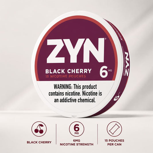 ZYN Black Cherry 6mg nicotine pouches