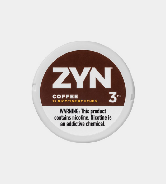 ZYN Coffee 3MG nicotine pouches, 15 pouches per can