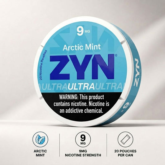 Zyn Ultra Arctic Mint 9MG nicotine pouches