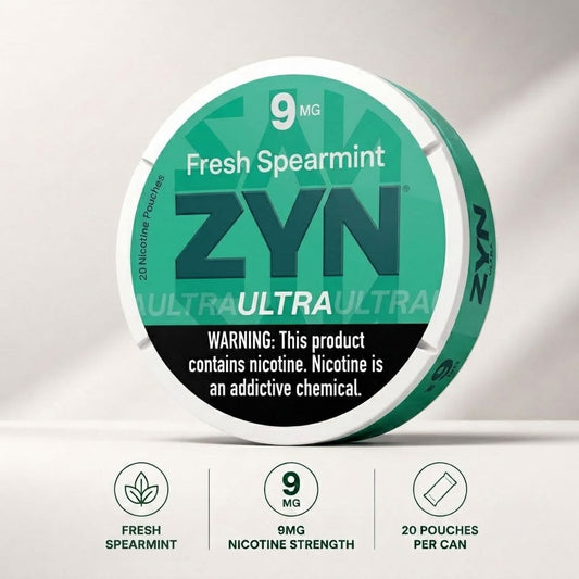 Zyn Ultra Fresh Spearmint 9MG nicotine pouches
