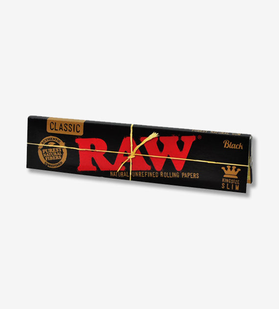 Raw Black King Size cartine ultra-sottili.