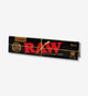 RAW Classic Black King Size Slim Natural Unrefined Ultra Thin Rolling Papers, 50 Count Box
