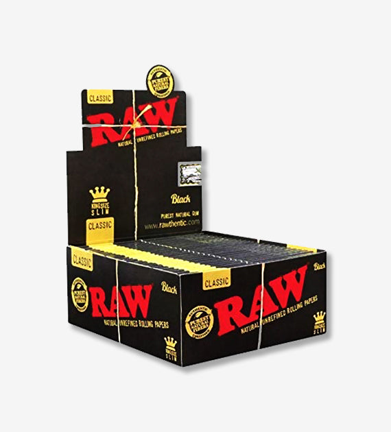 PAPEL RAW BLACK LARGO 32 110MM CAJA 50 UNI.