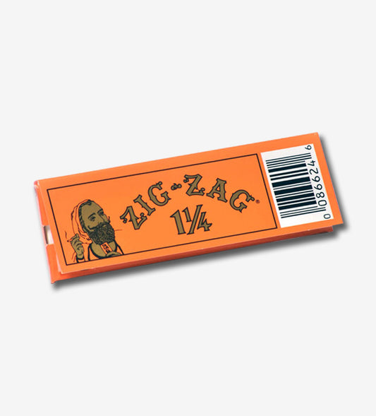 Zig Zag 1 1/4" Rolling Papers Orange Box - 32 papers per Booklet - 24 Packs per Box