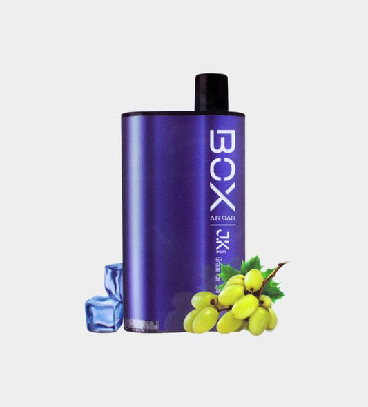 Air Bar Box 3000 Disposable - Grape Ice - 10 Count