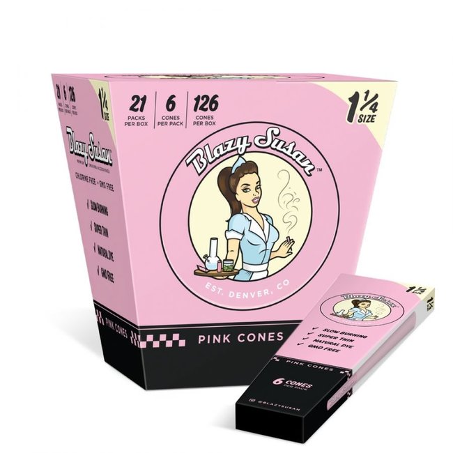 Blazy Susan 1 1/4 Cones, 6 Pack - 21 Count Box