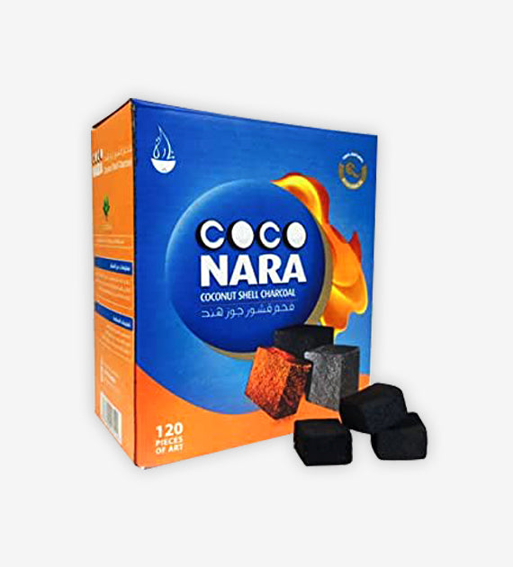 Coco Nara coconut shell hookah charcoal - 120CT